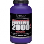 Ultimate Nutrition Amino 2000 (330 таб) - Каждая таблетка Super Whey Amino 2000 содержит 2000 мг эксклюзивно принадлежащего фирме Ultimate Nutrition 100% натурального изолята сывороточного протеина, специально обработанного ферментным способом (предигерированного).
