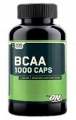 Optimum Nutrition BCAA 1000 (200 кап) - ВСАА 1000 состоит из трех аминокислот с разветвленными боковыми цепочками (L-валина, L-изолейцина и L-лейцина), которые увеличивают мышечные массу и размер.