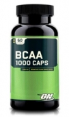 Optimum Nutrition BCAA 1000 (60 кап) - Optimum Nutrition ВСАА 1000 состоит из трех аминокислот с разветвленными боковыми цепочками (L-валина, L-изолейцина и L-лейцина), которые увеличивают мышечные массу и размер.